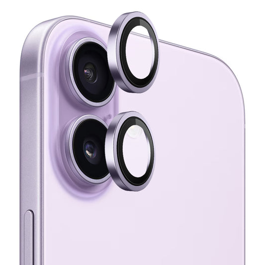 Folia ochronna Blueo Metal Frame na tylną kamerę do Apple iPhone 17, Hartowane szkło, Fioletowa