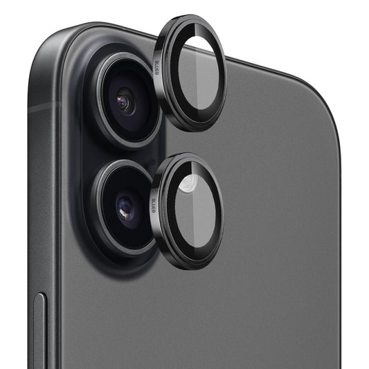 Folia ochronna Blueo Sapphire Crystal na tylną kamerę do Apple iPhone 17, Hartowane szkło, Czarne