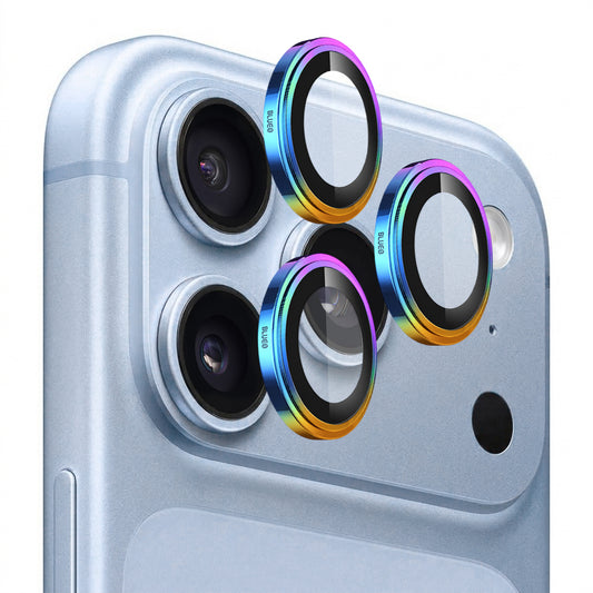 Szkło ochronne na tylny aparat Blueo Sapphire Crystal do Apple iPhone 18 Pro / 18 Pro Max, szkło hartowane, wielokolorowe