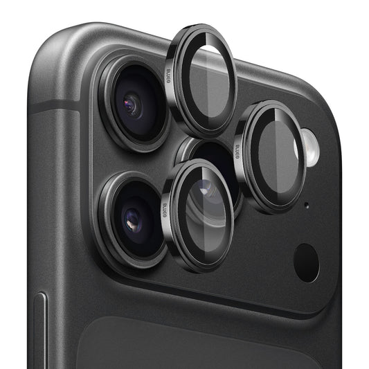 Szkło ochronne na aparat tylny Blueo Sapphire Crystal do Apple iPhone 18 Pro / 18 Pro Max, szkło hartowane, czarne