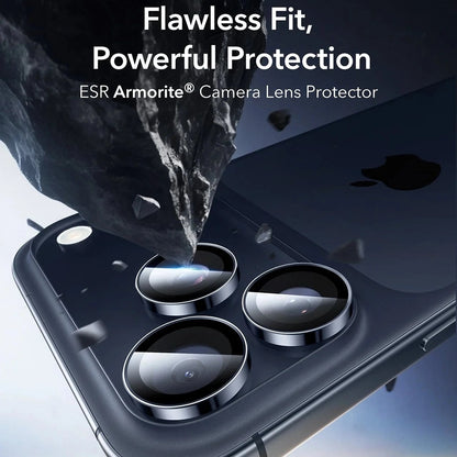 Folia ochronna na tylną kamerę ESR Armorite dla Apple iPhone 17 Pro Max / 17 Pro / 16 Pro Max / 16 Pro, Hartowane szkło, Niebieska