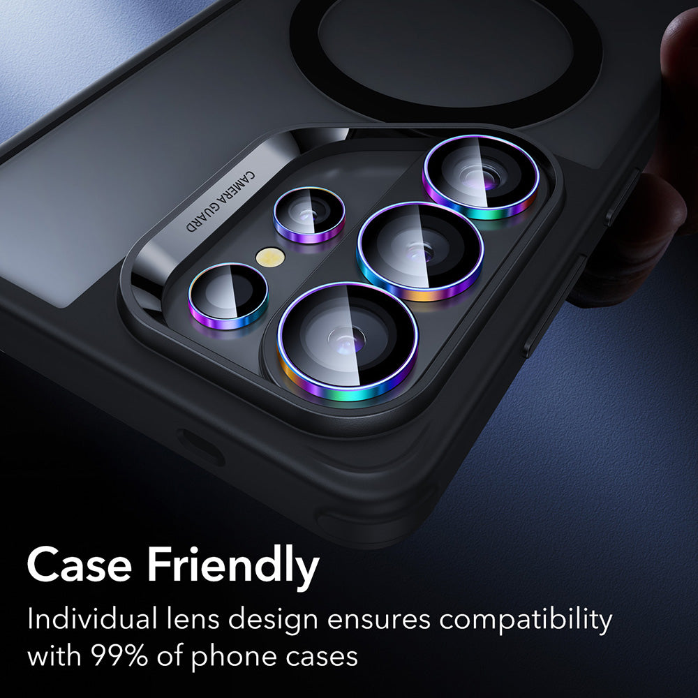 Folia ochronna na tylną kamerę ESR Armorite dla Samsung Galaxy S26 Ultra, Hartowane szkło, Wielokolorowa