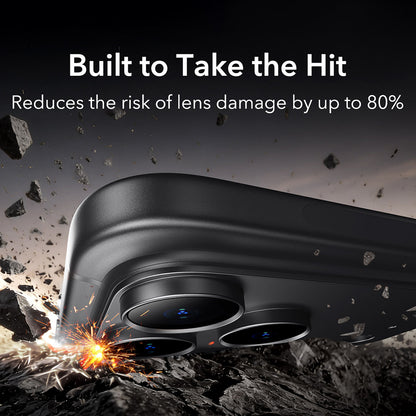 Folia ochronna na tylną kamerę ESR Armorite Pro do Apple iPhone 18 Pro Max, szkło hartowane, czarne