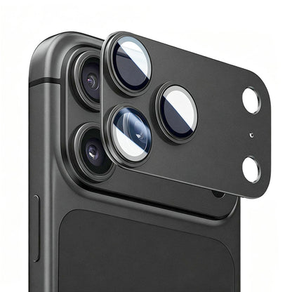 Folia ochronna na tylną kamerę Lito Crown Halo AR + AF do Apple iPhone 18 Pro, szkło hartowane, czarne