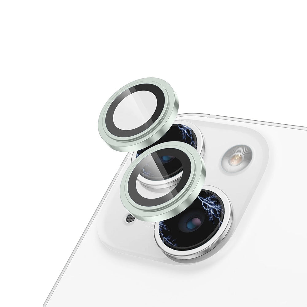 Folia ochronna na tylną kamerę Lito S+ do Apple iPhone 15 Plus / 15, szkło hartowane, zielone