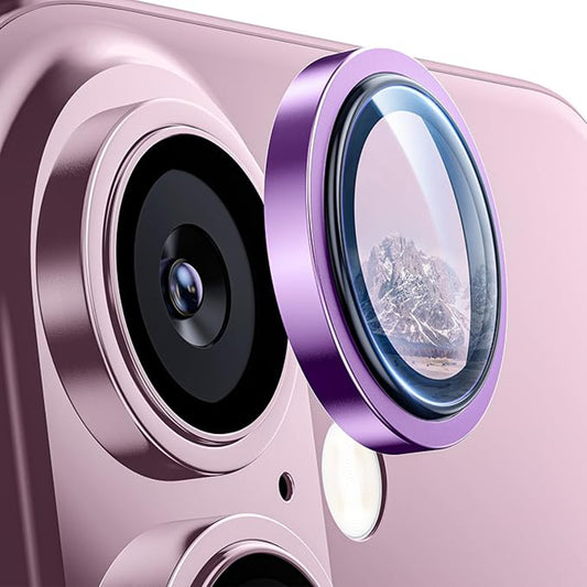 Folia ochronna na tylną kamerę Lito S+ do Apple iPhone 16 Plus / 16, szkło hartowane, różowe