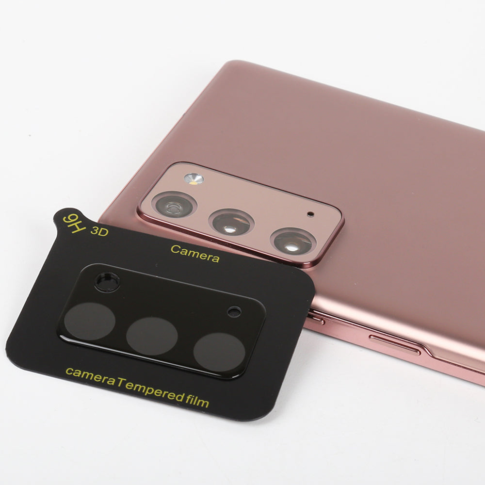 Folia ochronna na tylną kamerę Lito S+ dla Samsung Galaxy Note 20 5G N981 / Note 20 N980, Hartowane szkło, Czarne