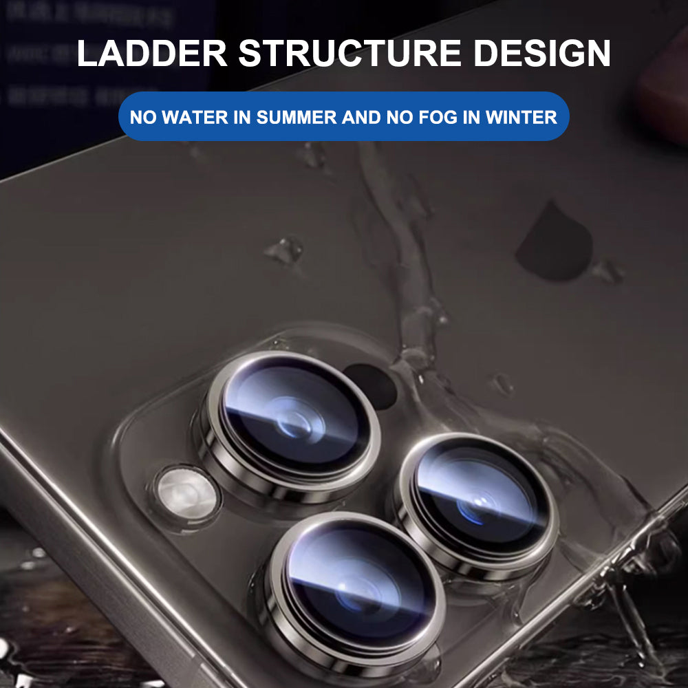 Folia ochronna Lito Titanium AR na tylną kamerę dla Apple iPhone 17 Air, Hartowane szkło, Złota
