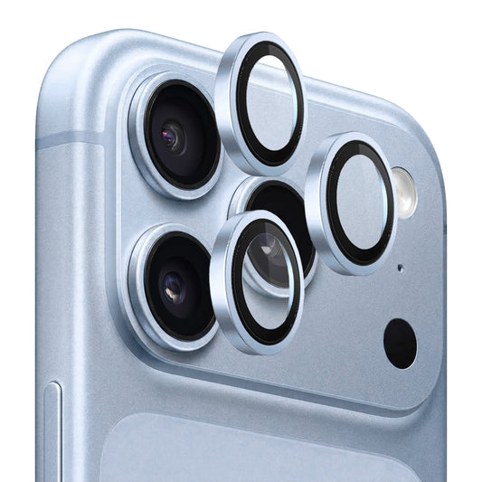 Folia ochronna na tylną kamerę Lito Titanium AR do Apple iPhone 18 Pro / 18 Pro Max, szkło hartowane, niebieska
