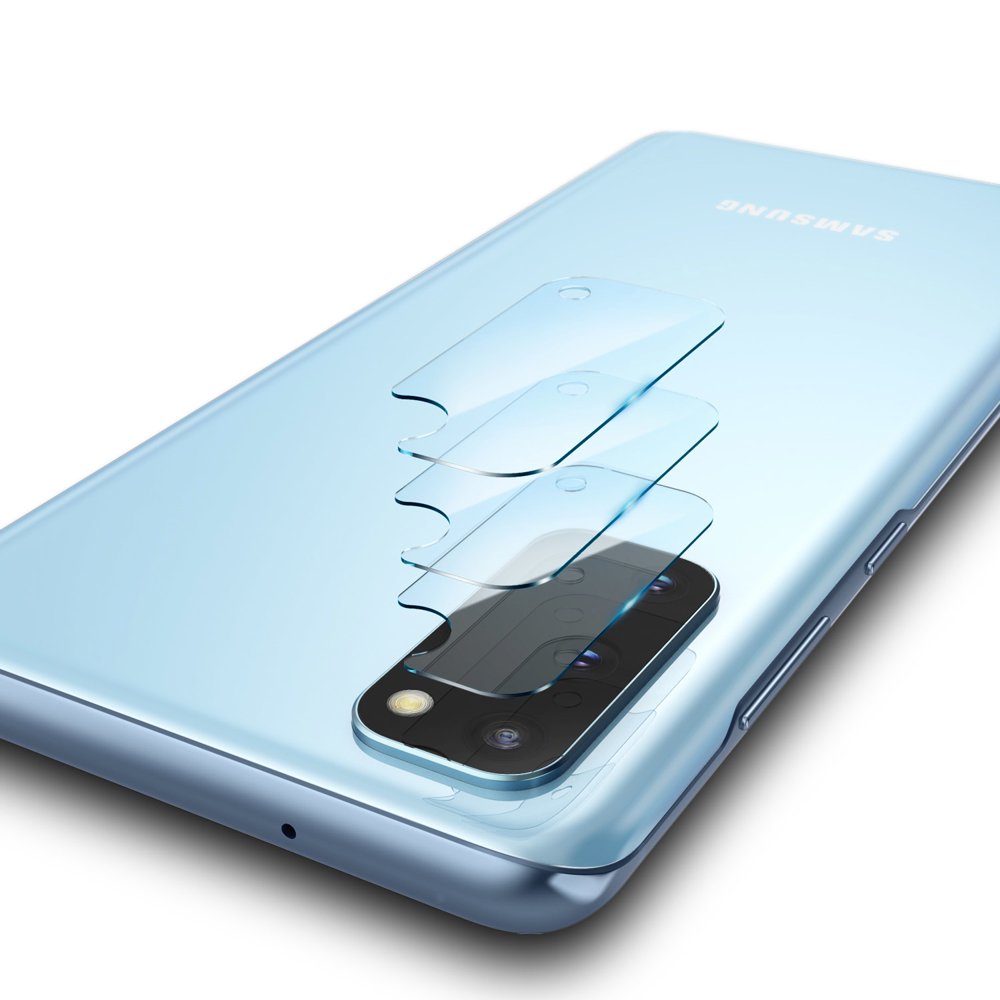 Folia ochronna na tylną kamerę Ringke IDGL dla Samsung Galaxy S20 5G G981 / S20 G980, Hartowane szkło, Zestaw 3 sztuki, Przezroczysta