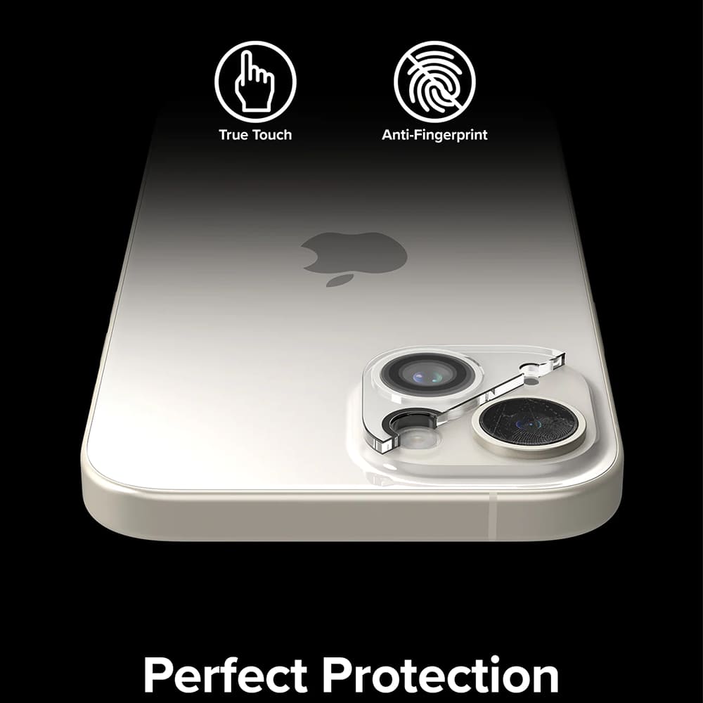 Folia ochronna na tylną kamerę Ringke dla Apple iPhone 15 Plus / 15, Szkło hartowane, Zestaw 2 sztuki, Przezroczysta