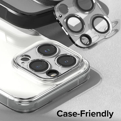 Folia ochronna na tylną kamerę Ringke dla Apple iPhone 15 Pro Max, Hartowane szkło, Zestaw 2 sztuki, Przezroczysta