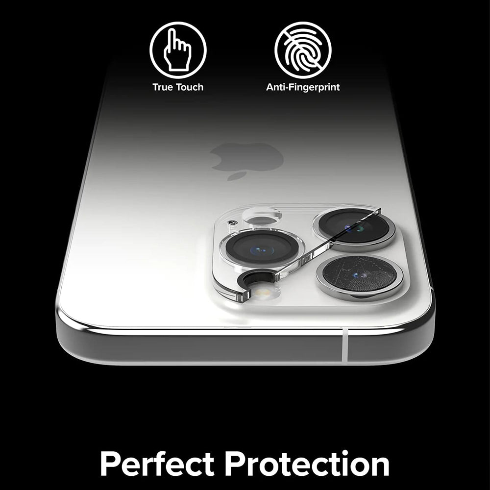 Folia ochronna na tylną kamerę Ringke dla Apple iPhone 15 Pro Max, Hartowane szkło, Zestaw 2 sztuki, Przezroczysta