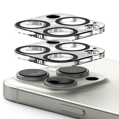 Folia ochronna na tylną kamerę Ringke dla Apple iPhone 16 Pro Max / 16 Pro, Hartowane szkło, Zestaw 2 sztuki, Przezroczysta