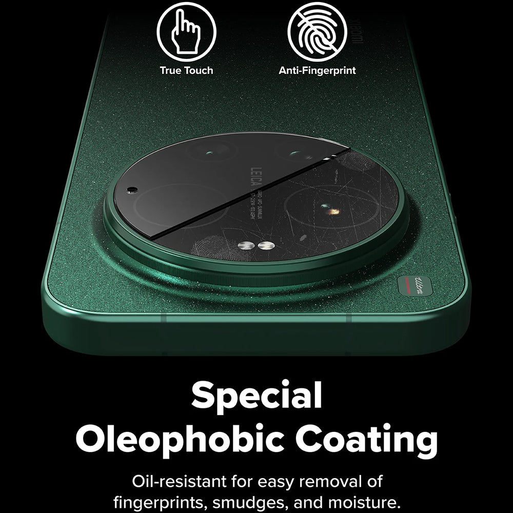 Folia ochronna na tylną kamerę Ringke do Xiaomi 17 Ultra, szkło hartowane, zestaw 2 sztuki, przezroczysta