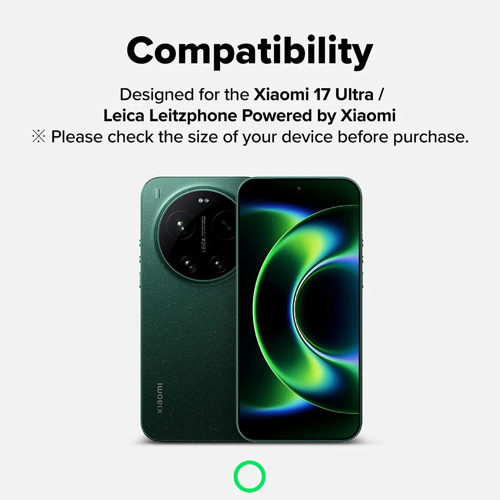 Folia ochronna na tylną kamerę Ringke do Xiaomi 17 Ultra, szkło hartowane, zestaw 2 sztuki, przezroczysta