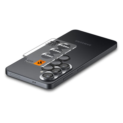 Folia ochronna na tylną kamerę Spigen GlastR EZ FIT Optik Pro HD dla Samsung Galaxy S26 S942, Szkło Hartowane, Zestaw 2 sztuki, Czarna AGL11099