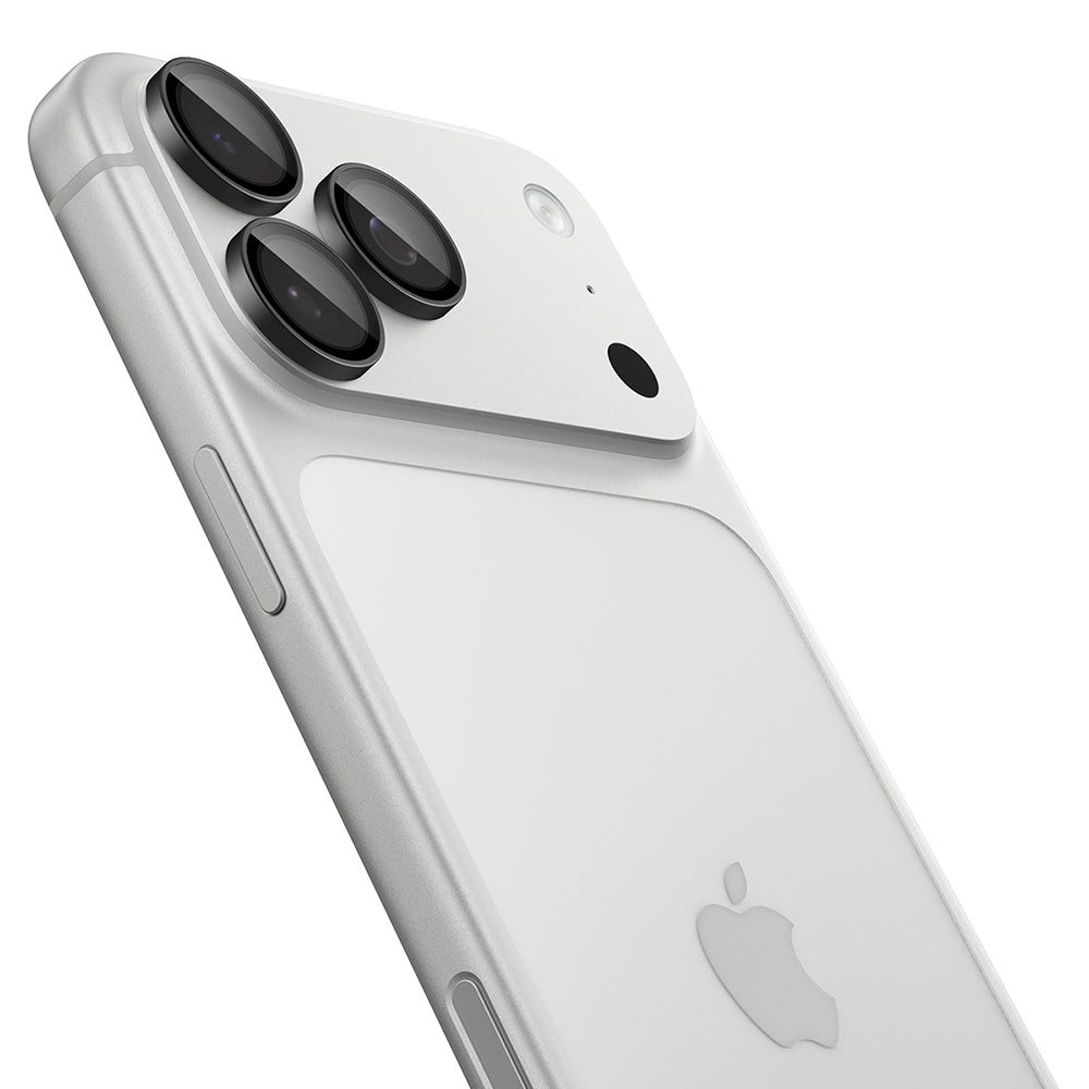 Folia ochronna na tylną kamerę Spigen GlastR EZ FIT Optik Pro do Apple iPhone 18 Pro / 18 Pro Max, szkło hartowane, zestaw 2 sztuki, ciemnoszary AGL12043