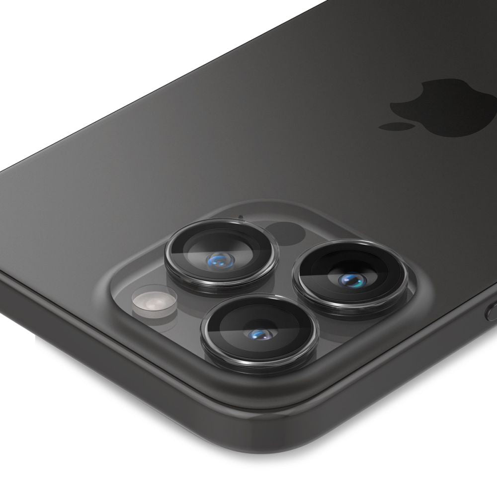 Folia ochronna na tylną kamerę Spigen GlastR EZ FIT Optik Pro dla Apple iPhone 17 Pro Max / 17 Pro, Szkło hartowane, Zestaw 2 sztuki, Przezroczysta