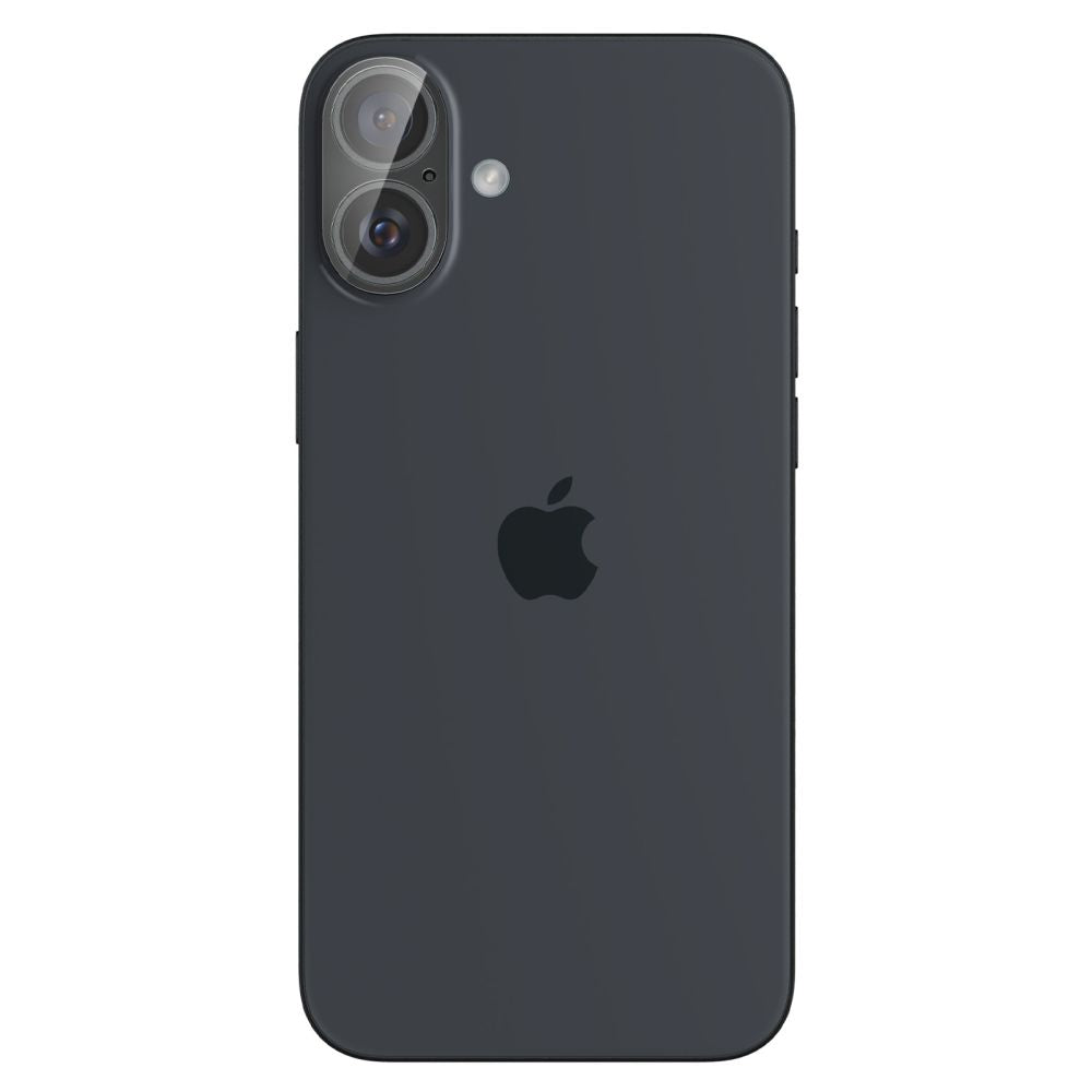 Folia ochronna na tylną kamerę Spigen GlastR Optik do Apple iPhone 16 Plus / 16, szkło hartowane, zestaw 2 sztuki, przezroczysta AGL07923