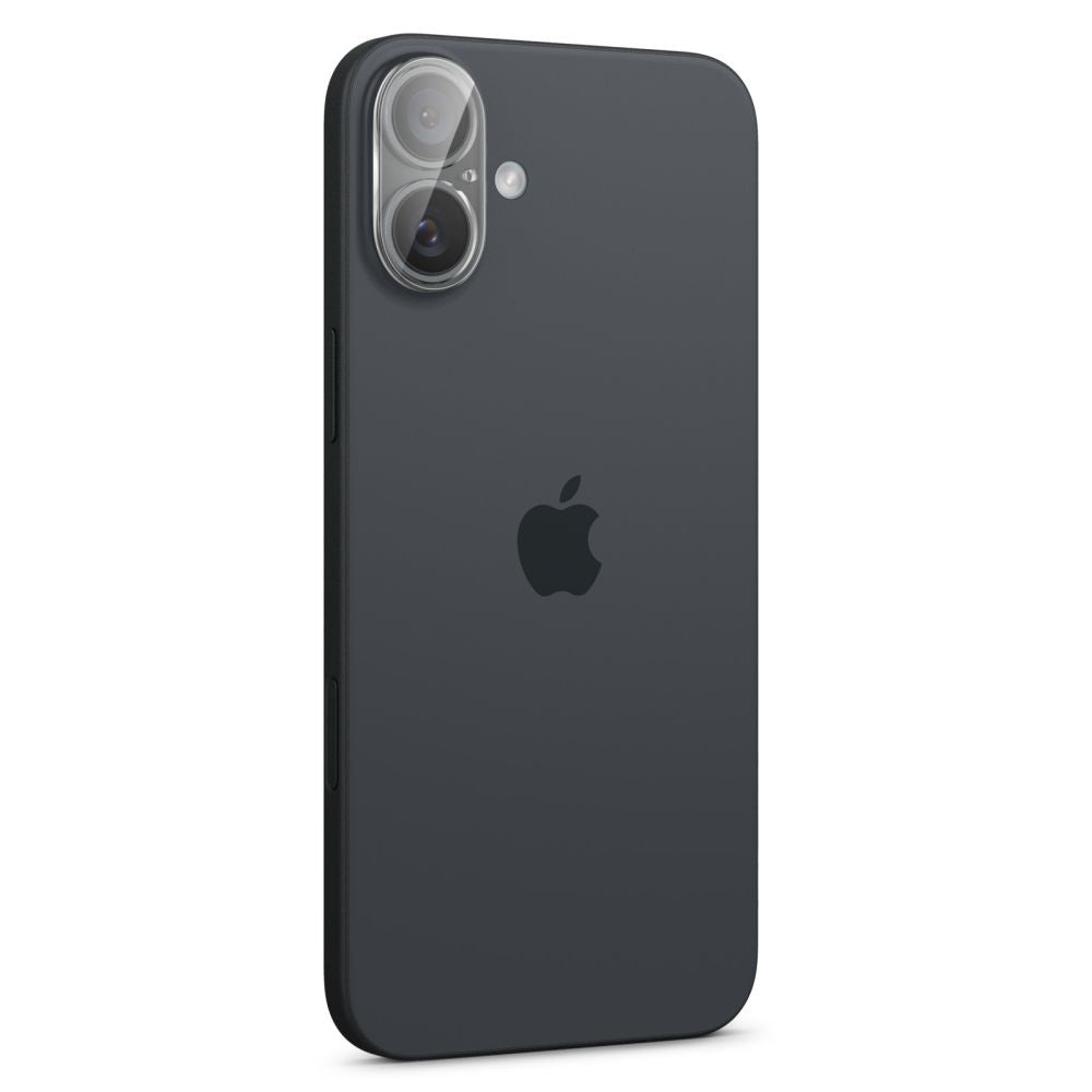 Folia ochronna na tylną kamerę Spigen GlastR Optik do Apple iPhone 16 Plus / 16, szkło hartowane, zestaw 2 sztuki, przezroczysta AGL07923