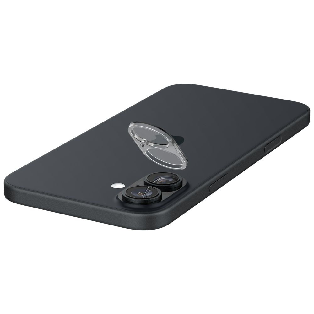 Folia ochronna na tylną kamerę Spigen GlastR Optik do Apple iPhone 16 Plus / 16, szkło hartowane, zestaw 2 sztuki, przezroczysta AGL07923