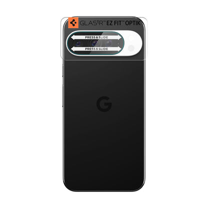Folia ochronna na tylną kamerę Spigen GlastR Optik do Google Pixel 10 Pro, szkło hartowane, zestaw 2 sztuki, przezroczysta AGL09662