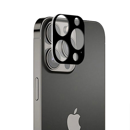 Folia ochronna na tylną kamerę Techsuit do Apple iPhone 13 Pro Max / 13 Pro, szkło hartowane, czarna