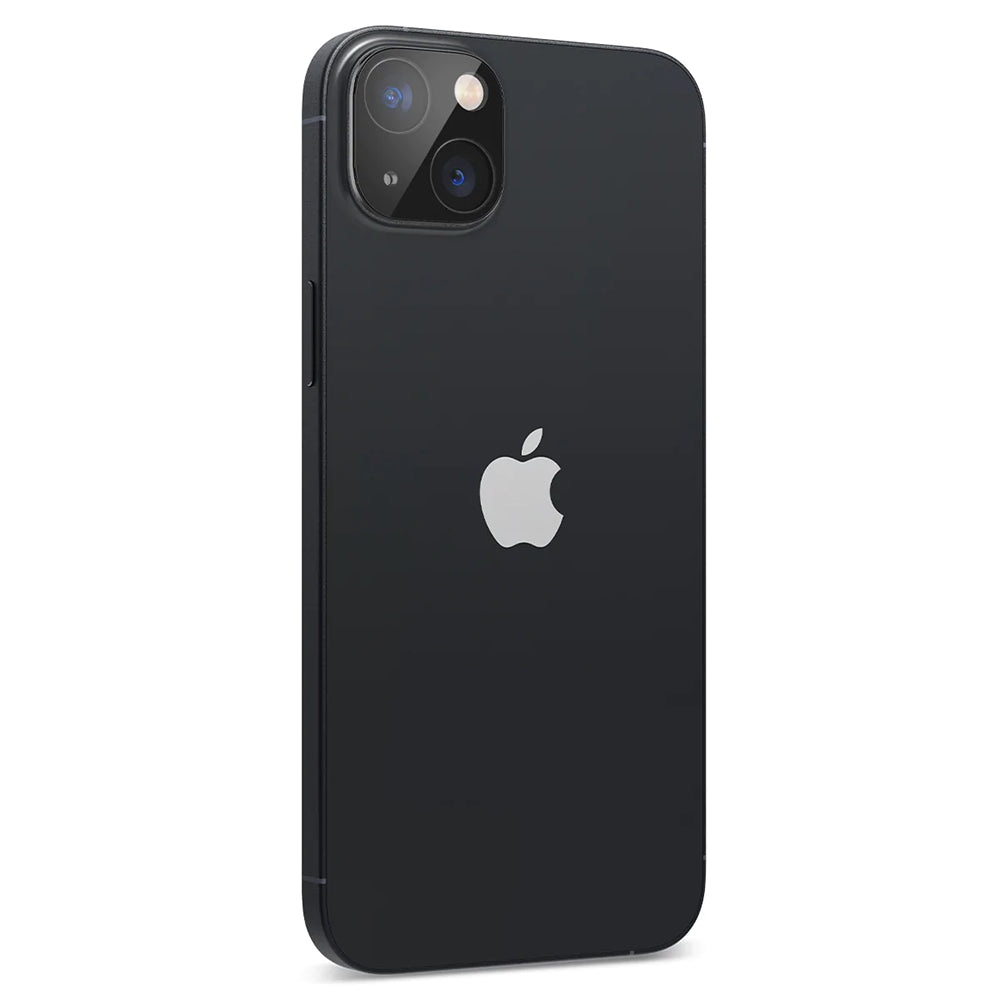 Techsuit Rear Camera Protective Film for Apple iPhone 14 Plus / 14, Tempered Glass, Black