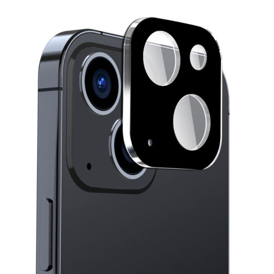Folia ochronna na tylną kamerę Techsuit do Apple iPhone 15 Plus / 15, szkło hartowane, czarna