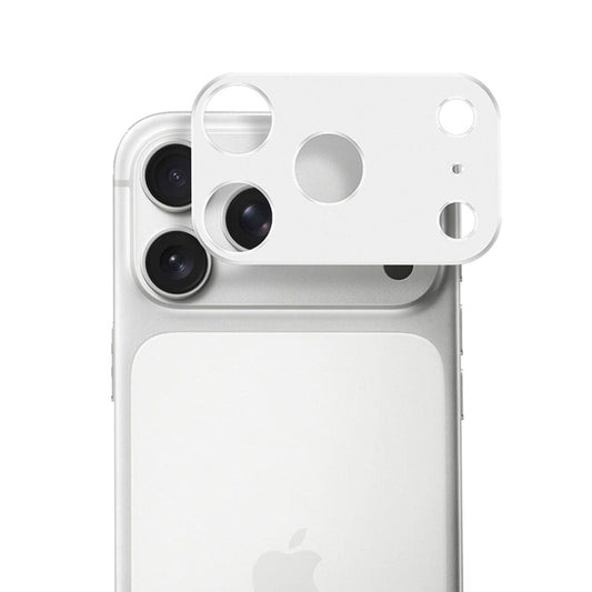 Folia ochronna na tylną kamerę Techsuit do Apple iPhone 17 Pro Max, szkło hartowane, srebrne