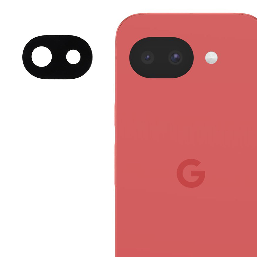 Folia ochronna Techsuit na tylną kamerę do Google Pixel 10a, Hartowane szkło, Czarna