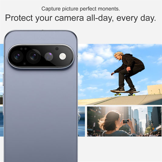 Folia ochronna na tylną kamerę Techsuit do Google Pixel 11 Pro, szkło hartowane, czarna