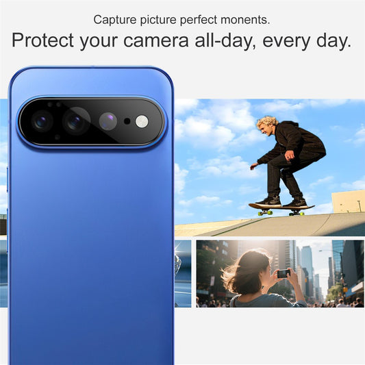 Folia ochronna na tylną kamerę Techsuit do Google Pixel 11 Pro XL, szkło hartowane, czarna
