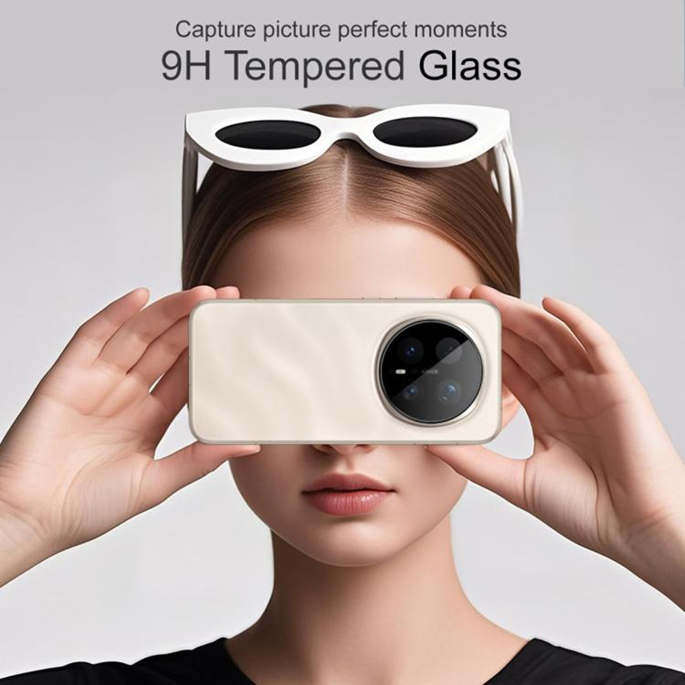 Techsuit Rear Camera Protection Film for Honor Magic8 Pro, Tempered Glass, Black