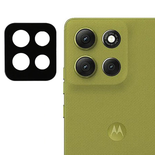 Folia ochronna na tylną kamerę Techsuit do Motorola Moto G86, szkło hartowane, czarna