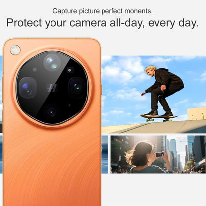 Folia ochronna na tylną kamerę Techsuit do Oppo Find X9 Ultra, szkło hartowane, czarna