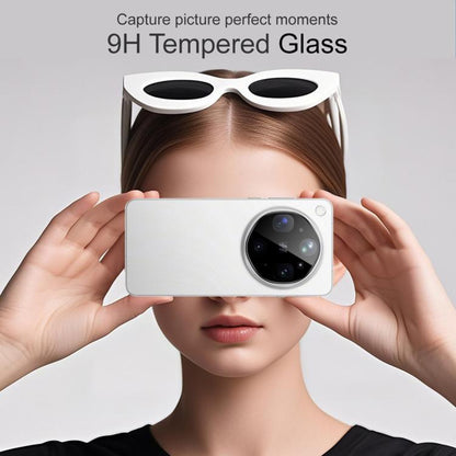 Folia ochronna na tylną kamerę Techsuit do Oppo Find X9 Ultra, szkło hartowane, czarna