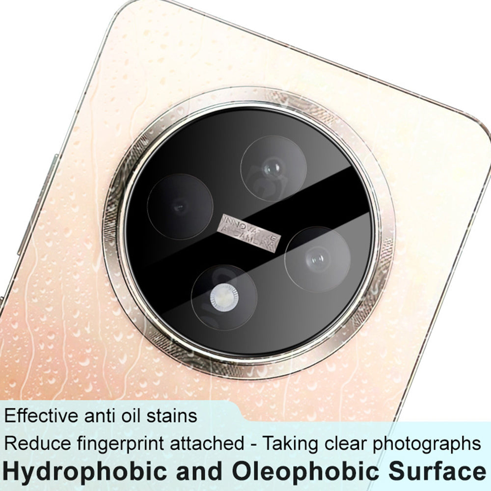 Techsuit Rear Camera Protective Film for Oppo Reno12 FS 5G / Reno12 FS 4G / Reno12 F 4G / Reno12 F, Tempered Glass, Black