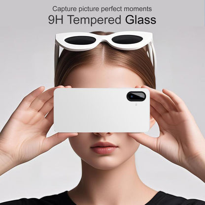 Techsuit Rear Camera Protective Film for Samsung Galaxy A07 4G A075, Tempered Glass, Black
