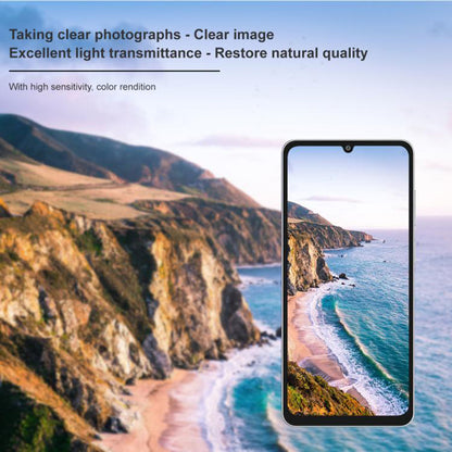 Techsuit Rear Camera Protective Film for Samsung Galaxy A07 4G A075, Tempered Glass, Black
