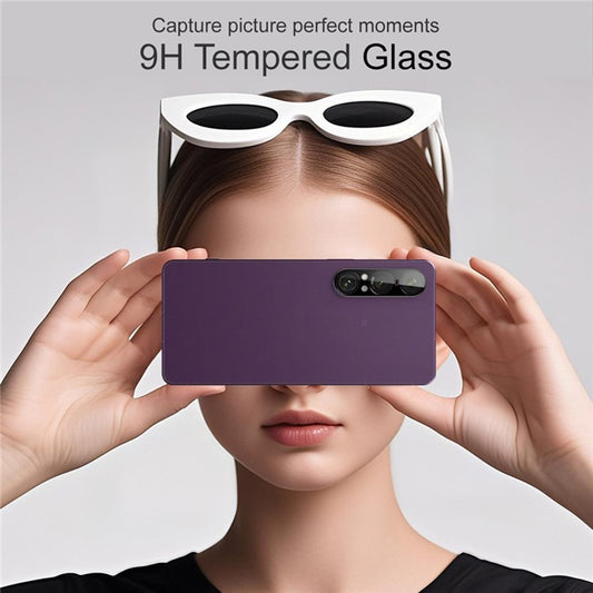 Folia ochronna na tylną kamerę Techsuit do Sony Xperia 1 VII, szkło hartowane, czarna