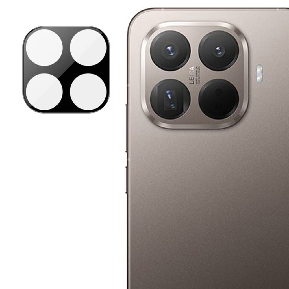 Folia ochronna na tylną kamerę Techsuit do Xiaomi 15T Pro, szkło hartowane, czarna