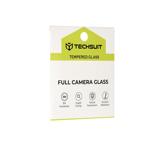 Techsuit Rear Camera Protective Film for Xiaomi 17T Pro, Tempered Glass, Black
