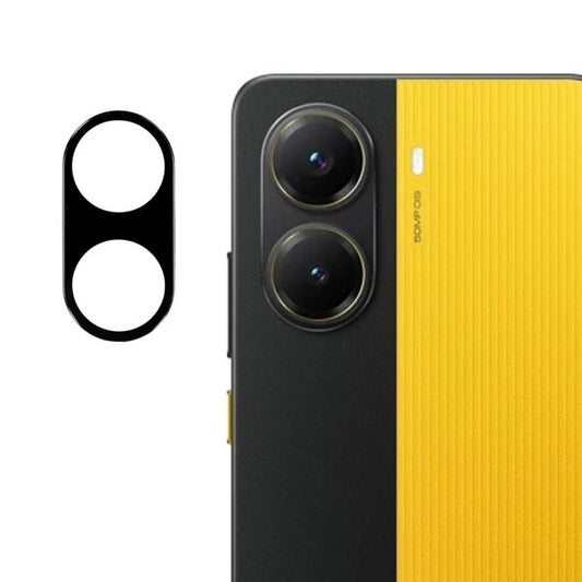 Folia ochronna na tylną kamerę Techsuit do Xiaomi Poco X7 Pro, szkło hartowane, czarna