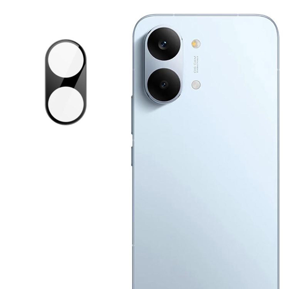 Folia ochronna Techsuit na tylną kamerę do Xiaomi Poco X8 Pro Max, Hartowane szkło, Czarna