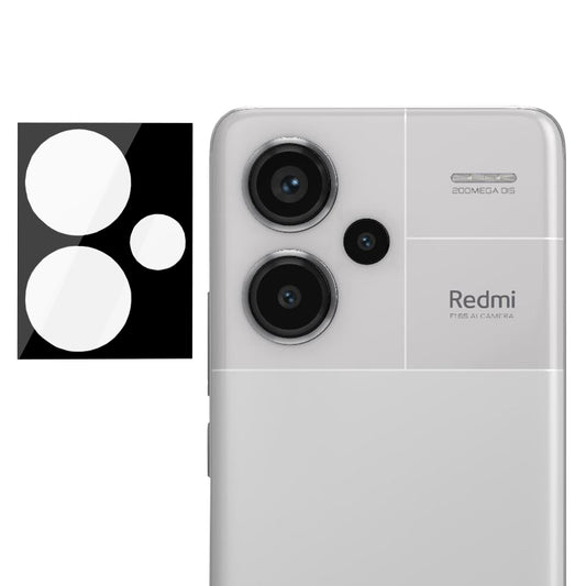 Folia ochronna na tylną kamerę Techsuit do Xiaomi Redmi Note 13 Pro+, szkło hartowane, czarna