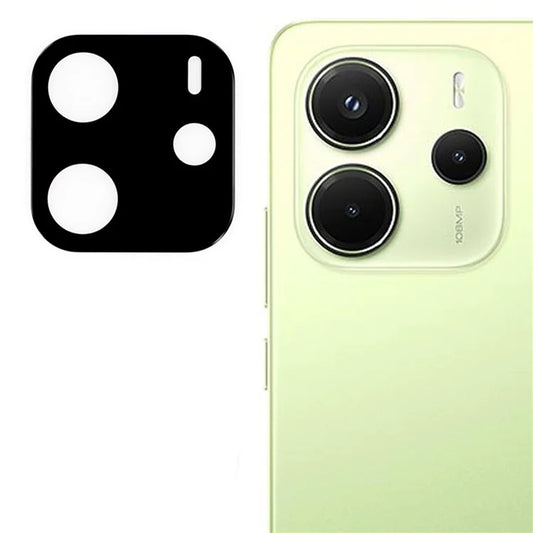 Folia ochronna na tylną kamerę Techsuit do Xiaomi Redmi Note 14 4G (Regional), szkło hartowane, czarna