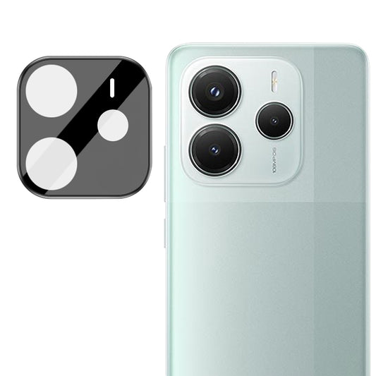 Folia ochronna na tylną kamerę Techsuit do Xiaomi Redmi Note 14 5G, szkło hartowane, czarna