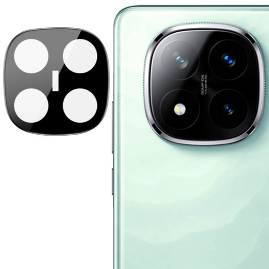 Folia ochronna na tylną kamerę Techsuit do Xiaomi Redmi Note 14 Pro+ 5G, szkło hartowane, czarna